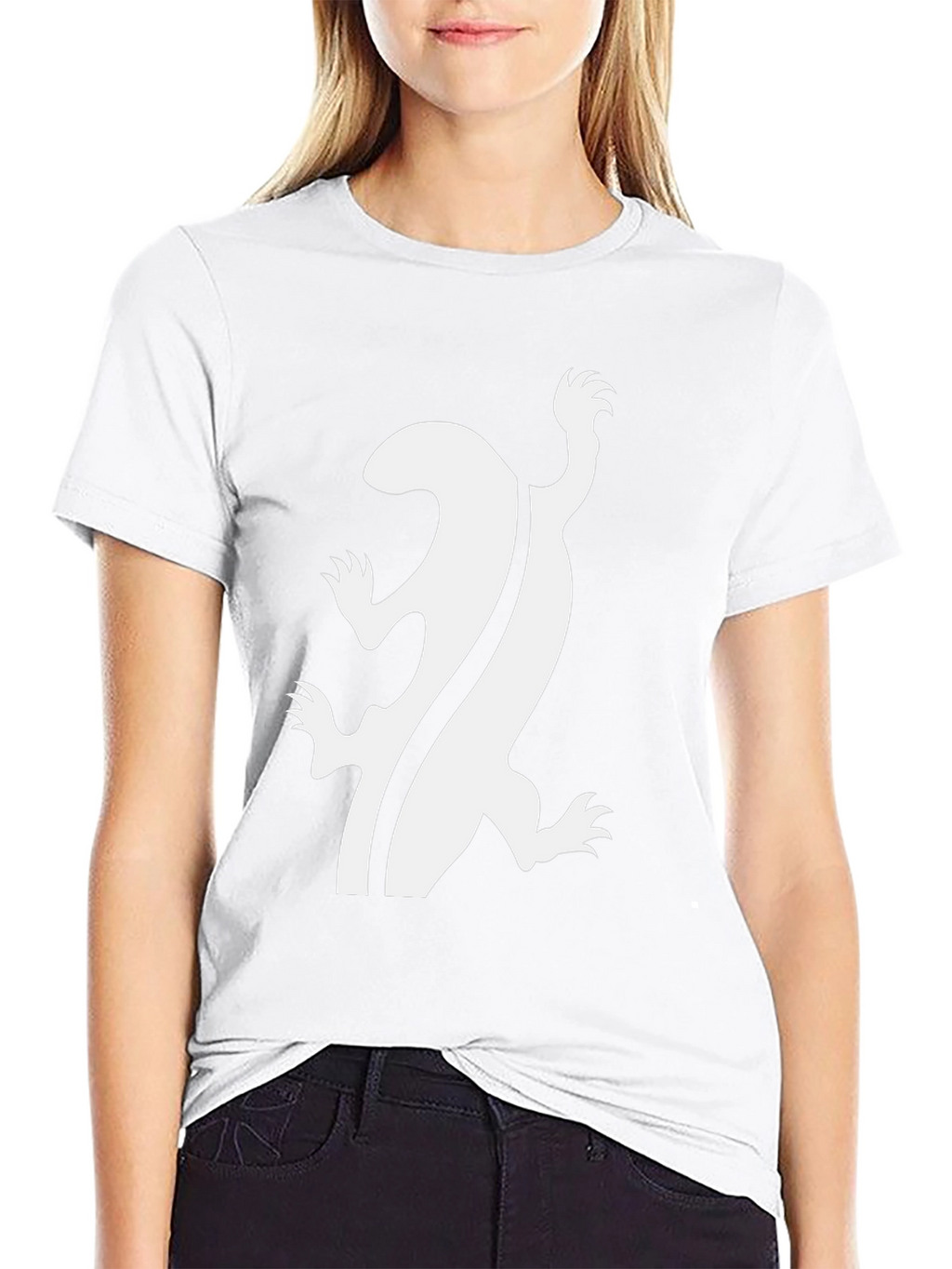 Lizard Graphic Black T-Shirt - Cool Unique Design