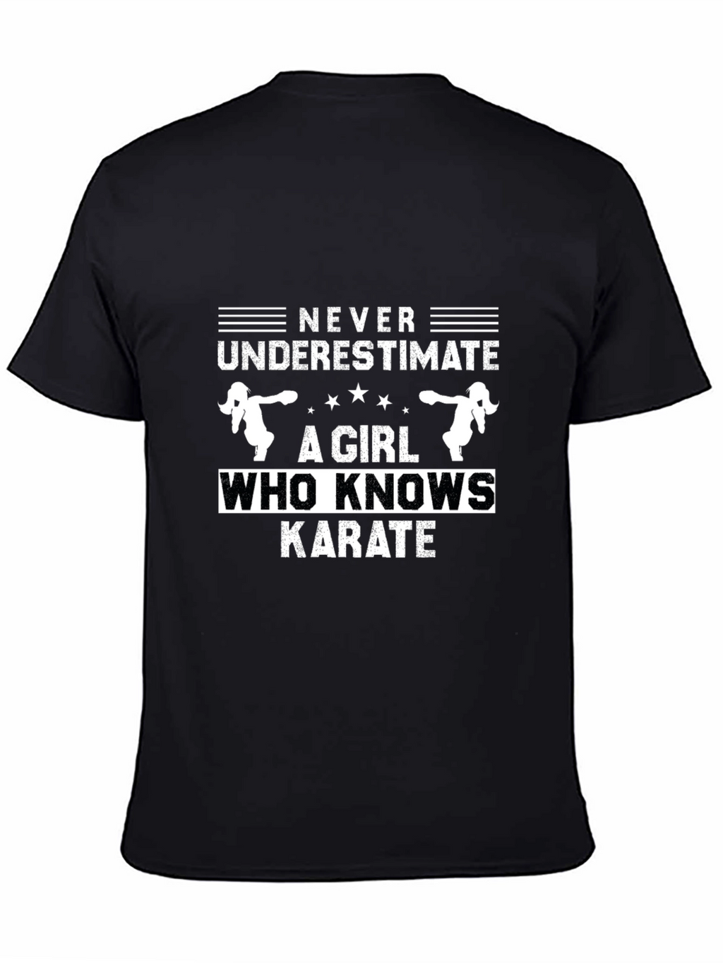 Karate Girl Graphic Tee - Never Underestimate