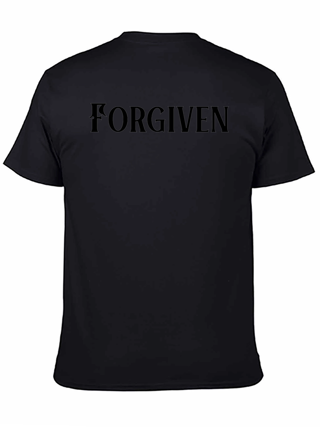 Forgiven Graphic Tee - Black Christian T-Shirt