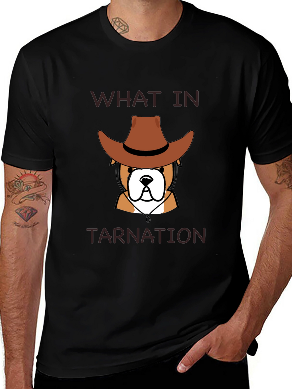 What in Tarnation Bulldog Graphic Tee
