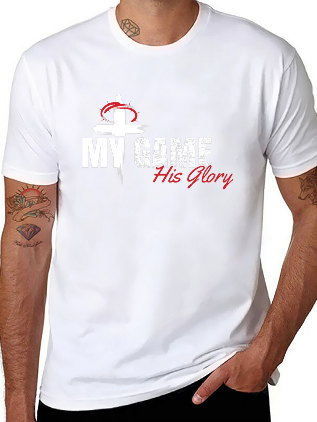My Game His Glory Graphic T-Shirt