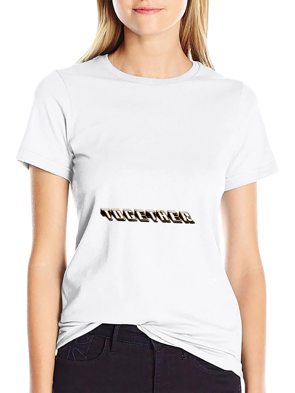 Together T-Shirt: Stylish Black Tee for Unity