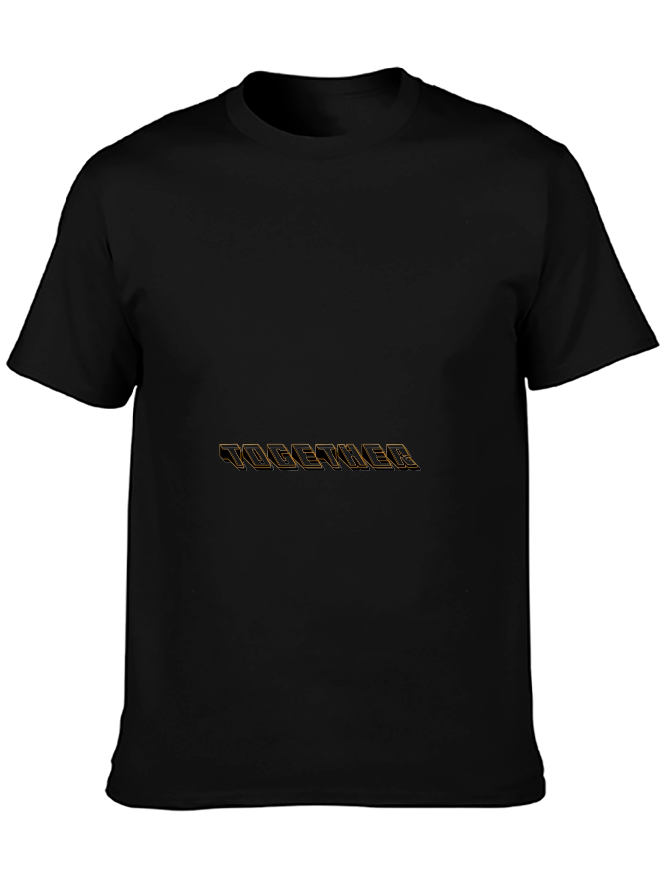Together T-Shirt: Stylish Black Tee for Unity