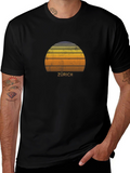 Zurich Retro Sunset T-Shirt - Stylish City Souvenir