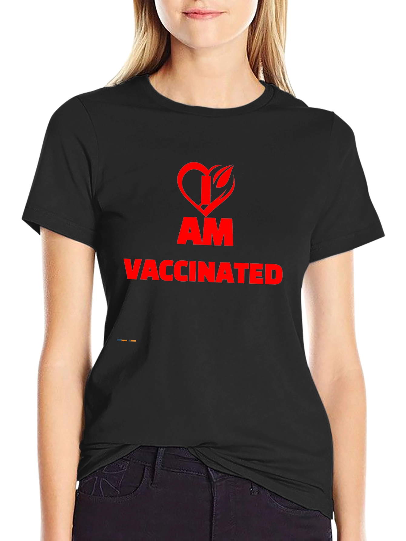 I am Vaccinated T-Shirt - Black - Unisex Fit