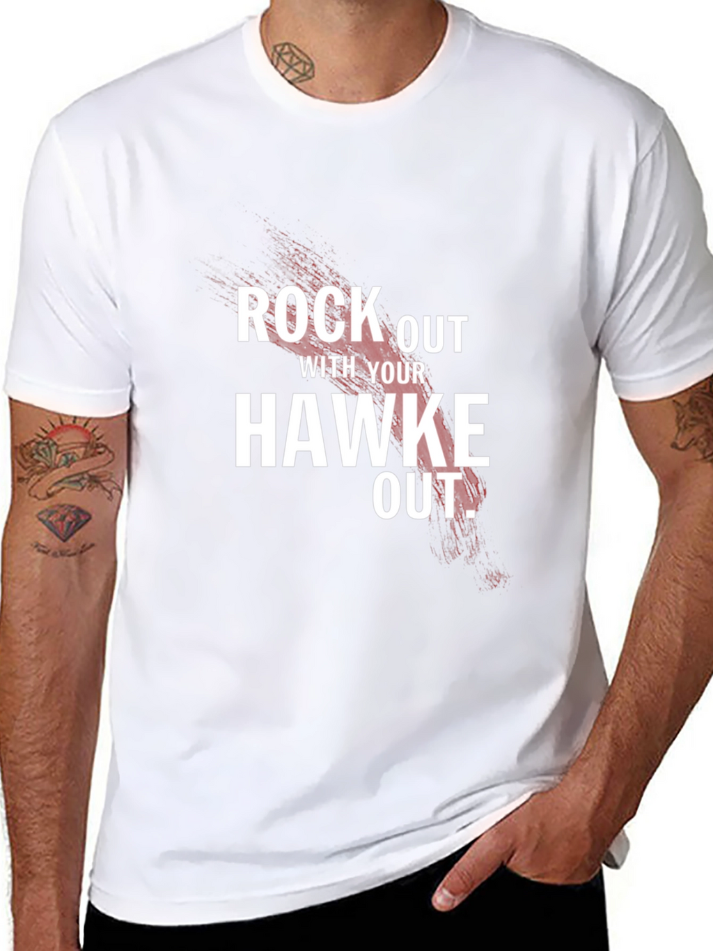 Rock Out With Your Hawke Out Black T-Shirt