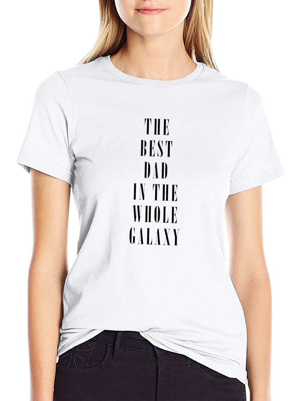 Best Dad in the Galaxy Black T-Shirt
