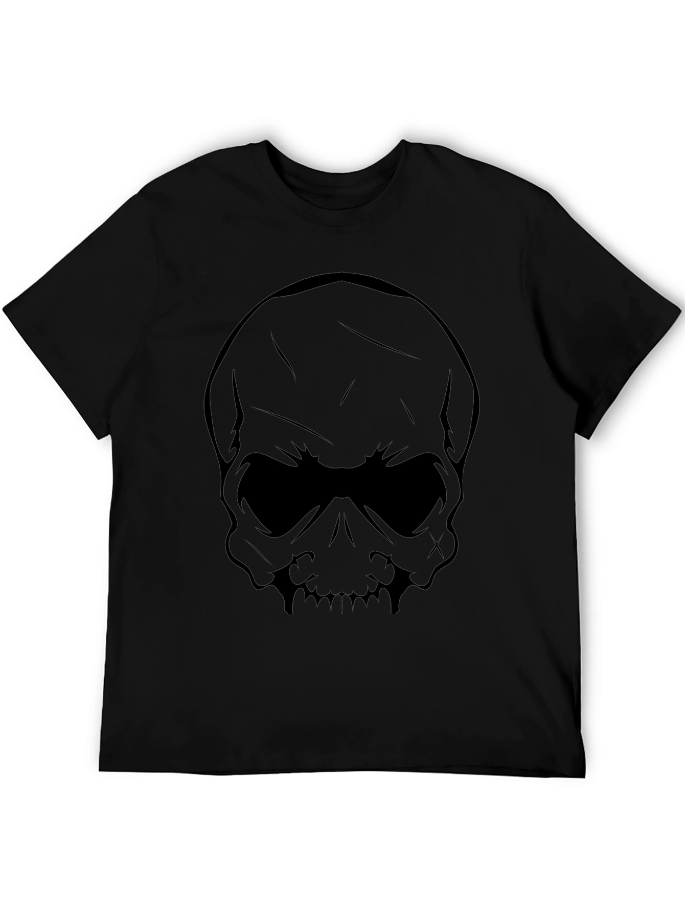 Skull Graphic T-Shirt - Black