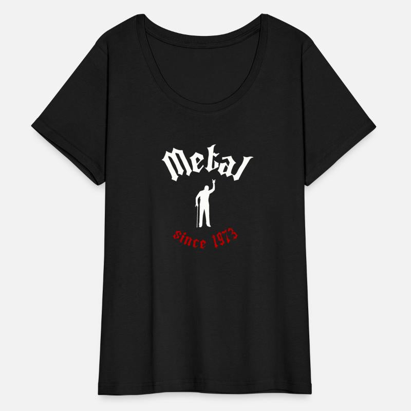 Vintage Metal T-Shirt: Grandpa with Slayer Gesture