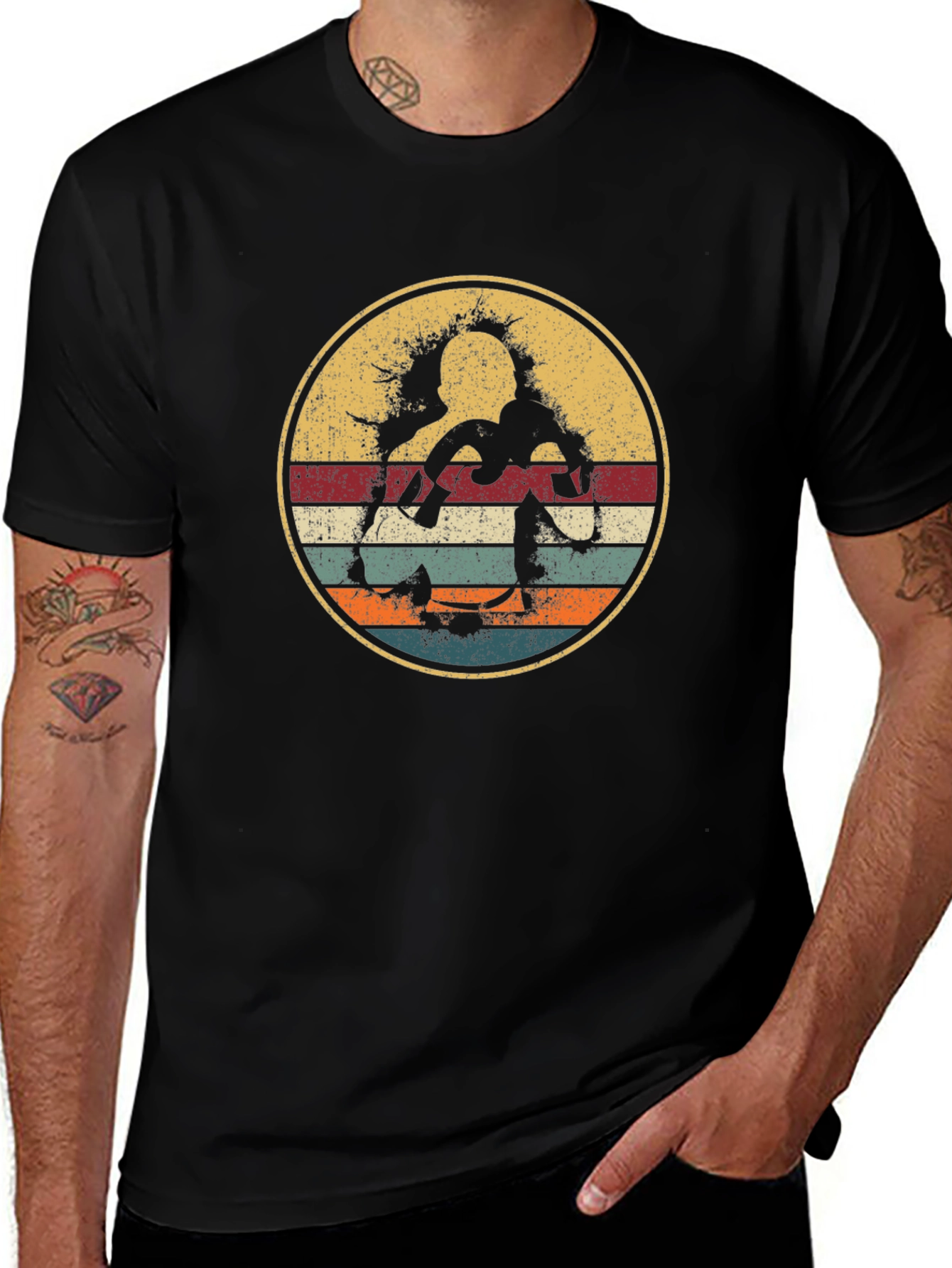 Retro Boxer T-Shirt - Vintage Inspired Graphic Tee