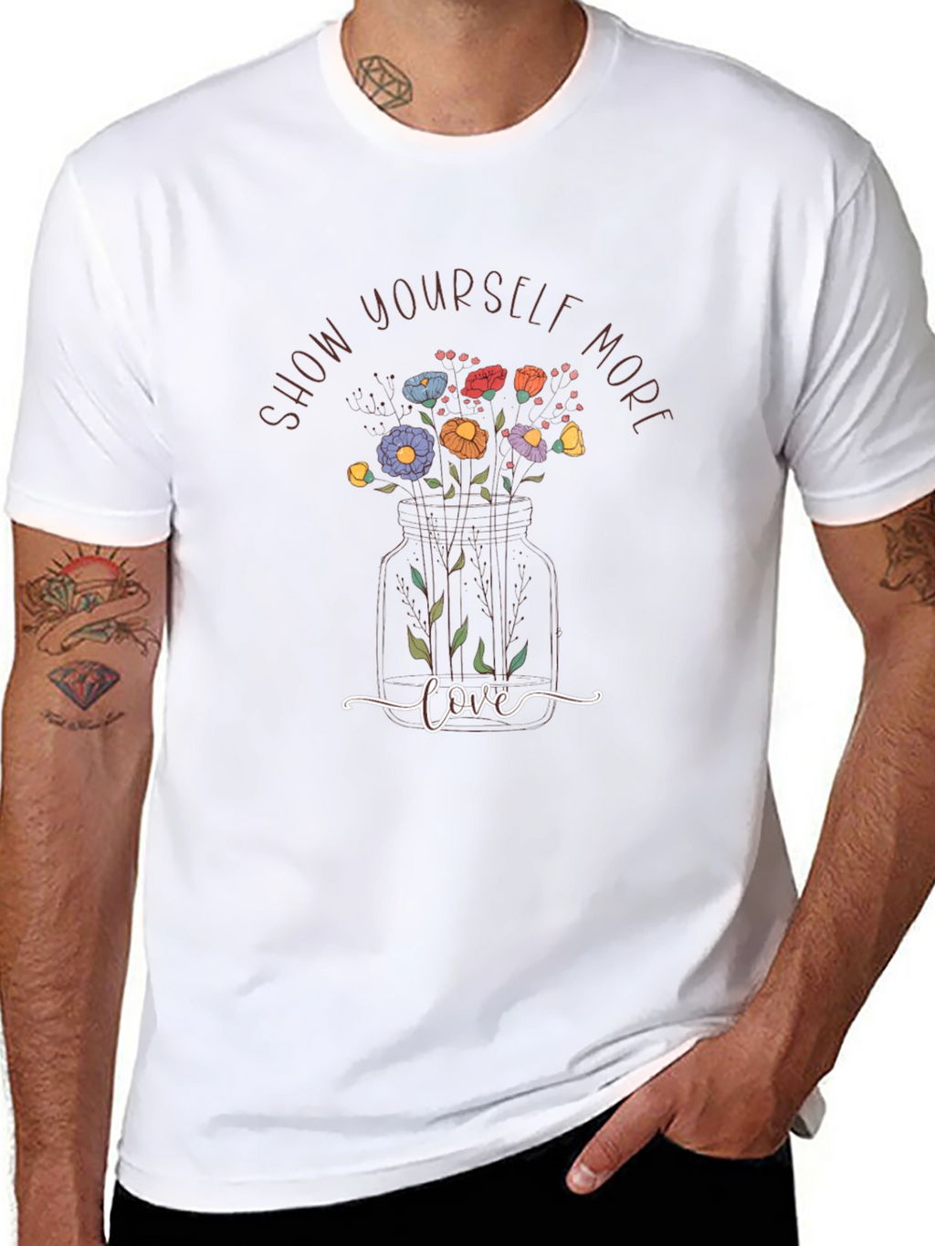 Show Yourself More Love Graphic Tee