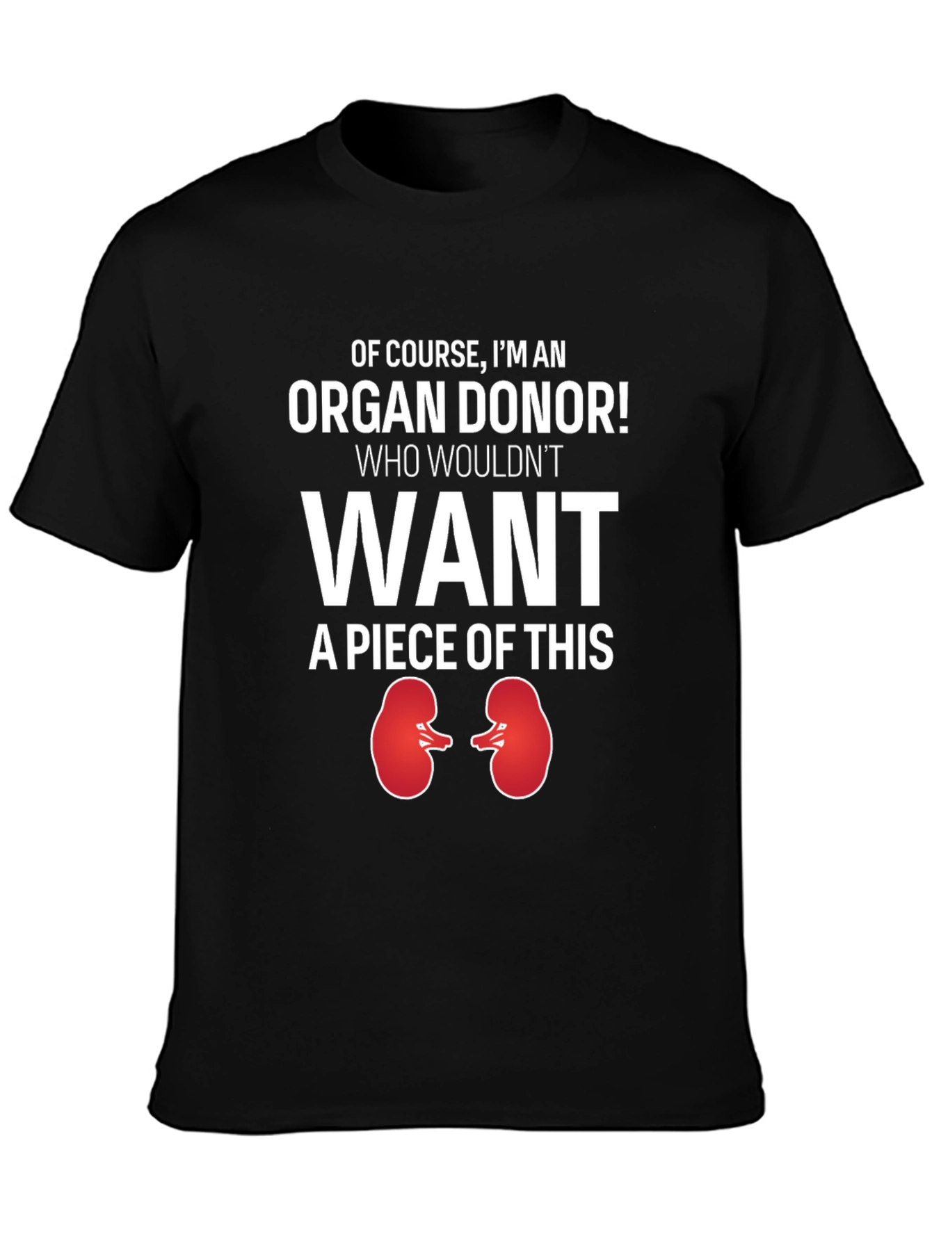 Organ Donor Novelty Graphic T-Shirt