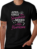 April Girls Sunshine Hurricane T-Shirt