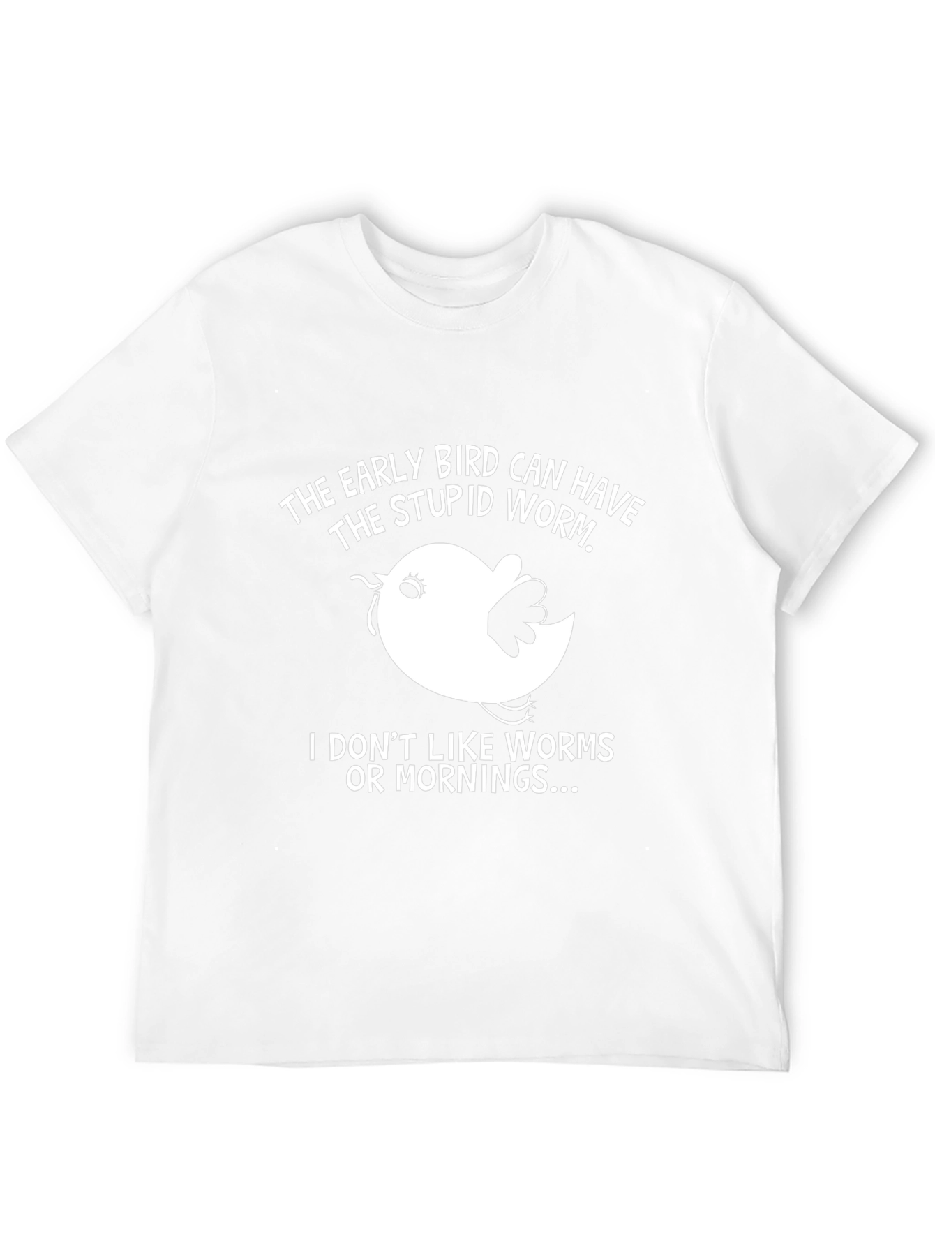 Early Bird Graphic Tee - Funny Slogan T-Shirt