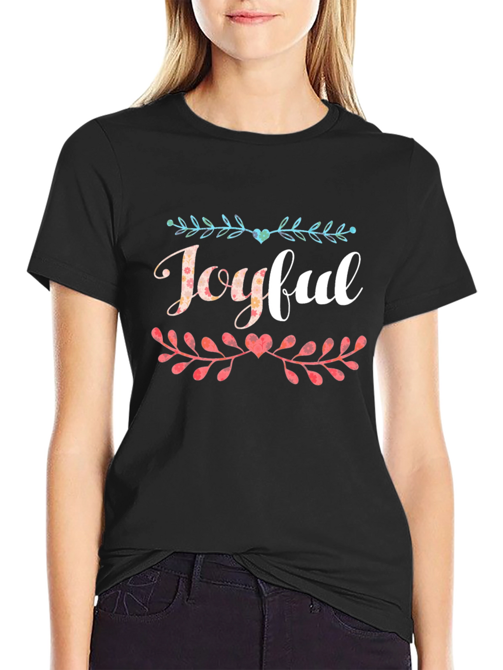 Joyful Graphic Print T-Shirt