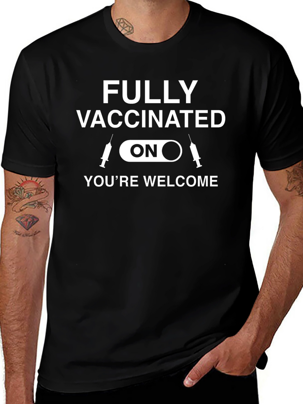 Fully Vaccinated ON Graphic T-Shirt