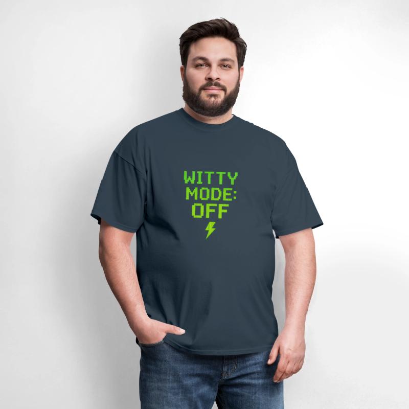 Witty Mode OFF – Funny Gamer Quote in Retro Pixel