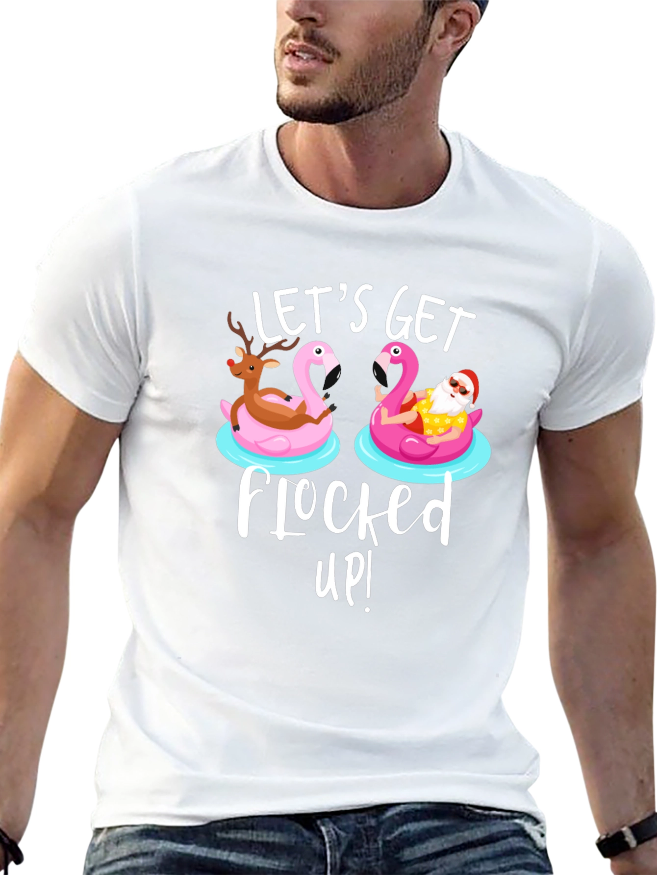 Lets Get Flocked Up! Holiday T-Shirt