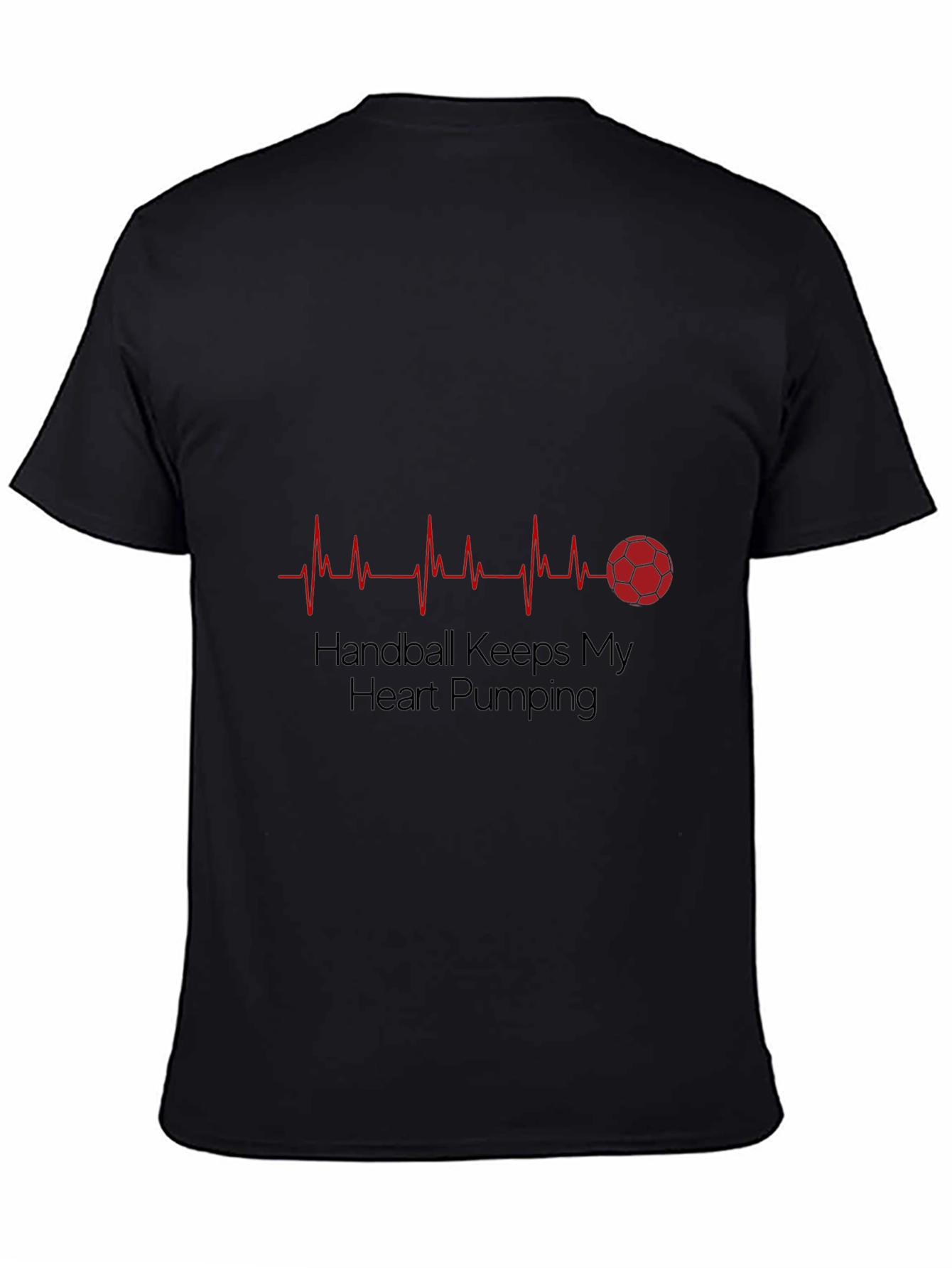 Handball Heartbeat T-Shirt - Passionate Sports Fan Apparel