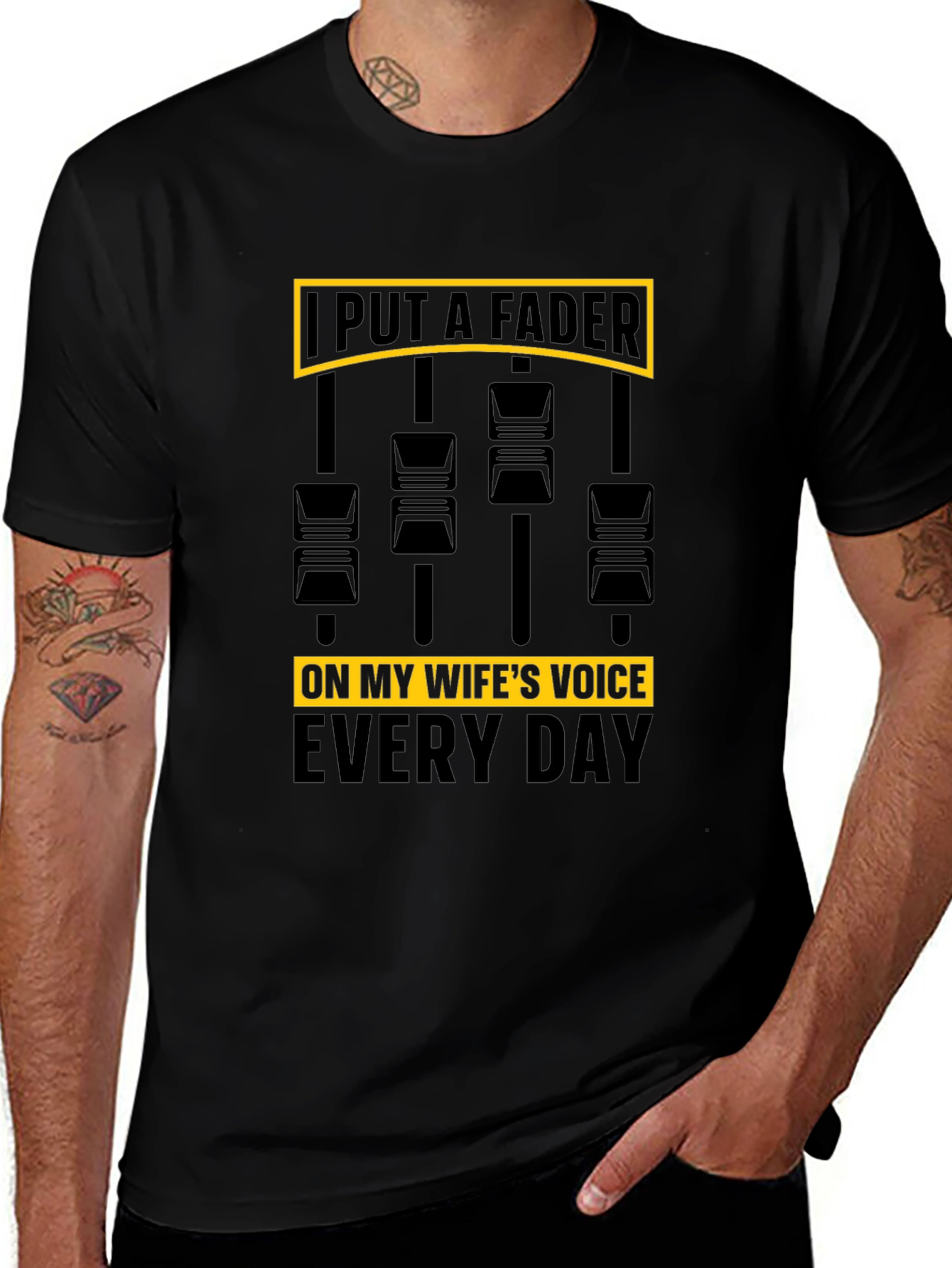 Put A Fader Funny Graphic T-Shirt