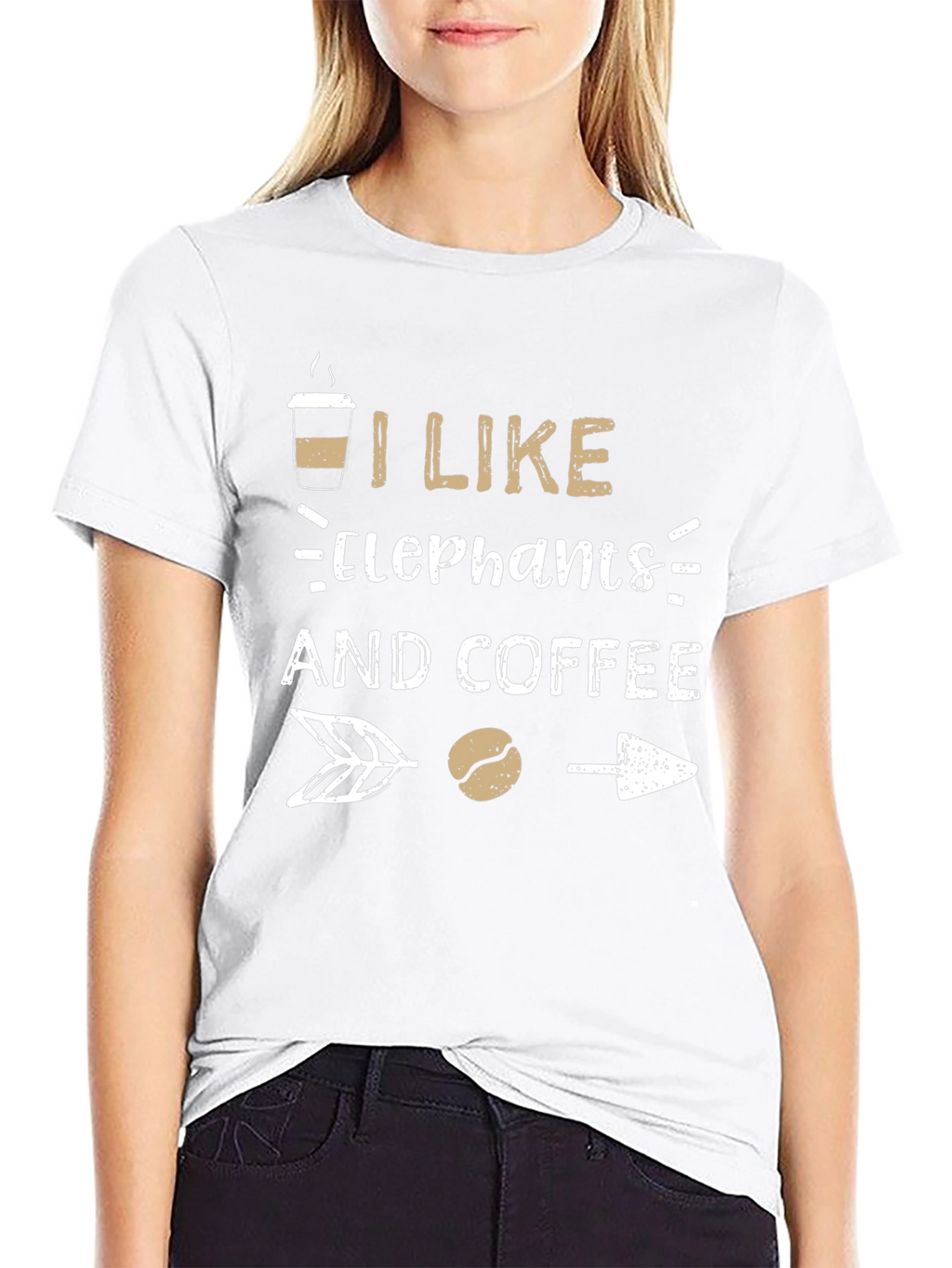 I Like Elephants and Coffee T-Shirt