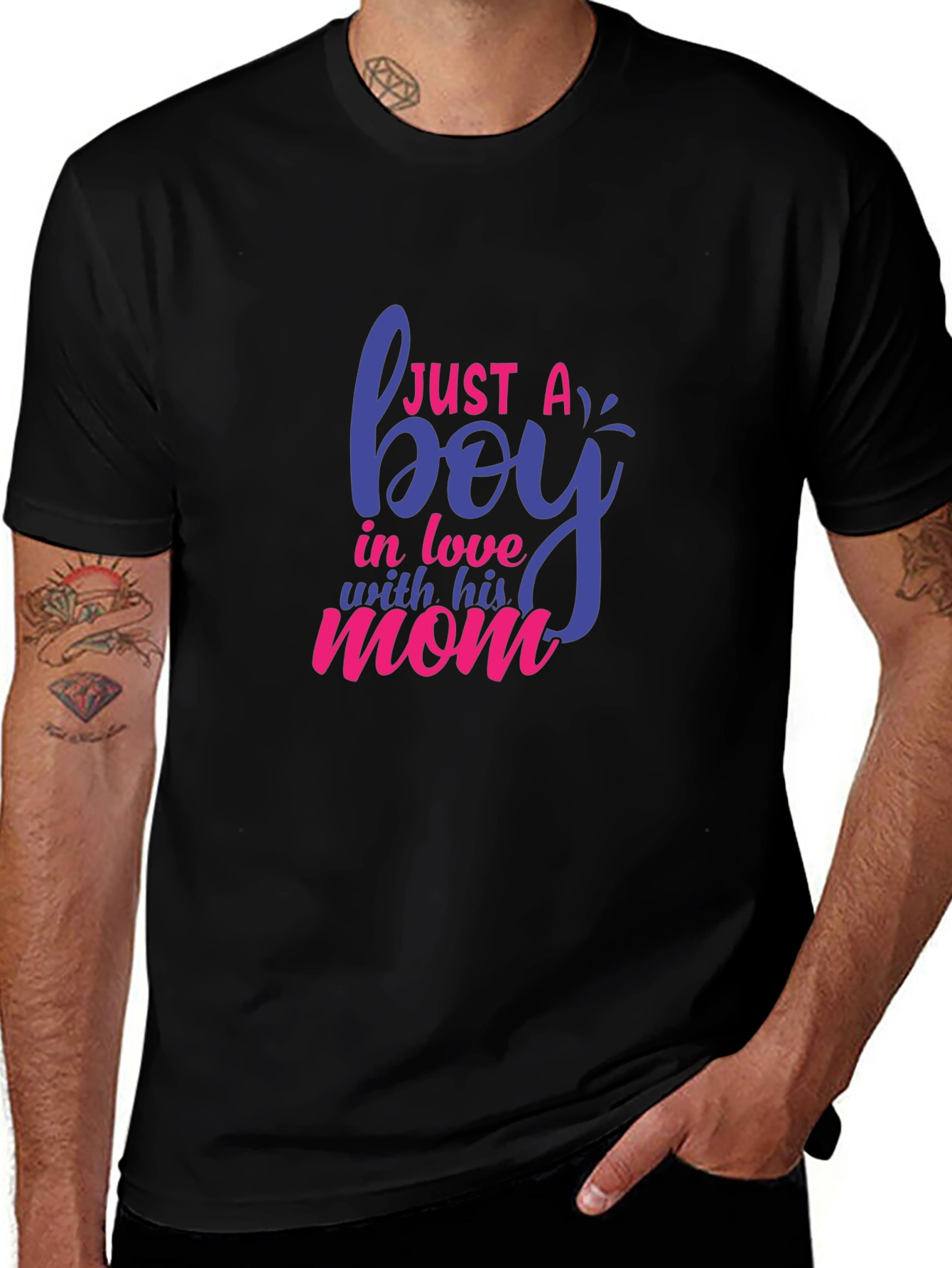 Just a Boy In Love With His Mom T-Shirt