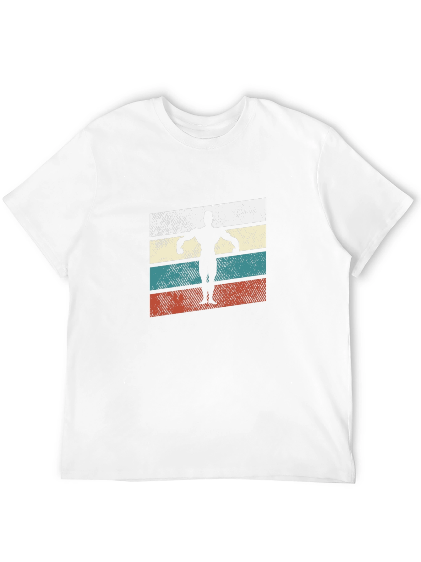 Retro Bodybuilder T-Shirt - Classic Gym Style