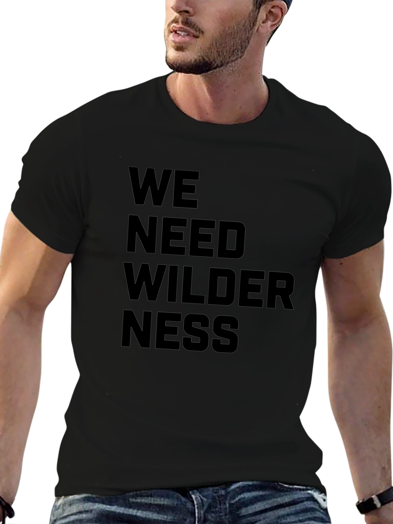 We Need Wilderness Graphic Tee - Black