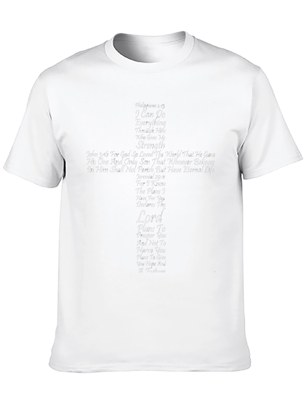 Faith-Inspired Cross Graphic T-Shirt