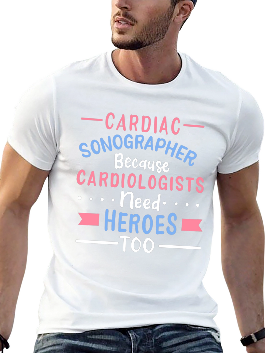 Cardiac Sonographer Hero Tee