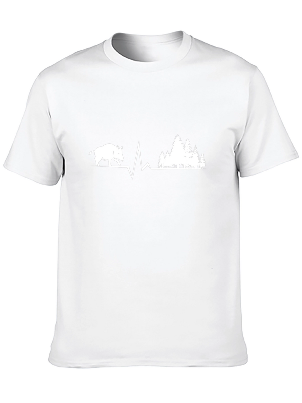 Boar & Forest Heartbeat T-Shirt