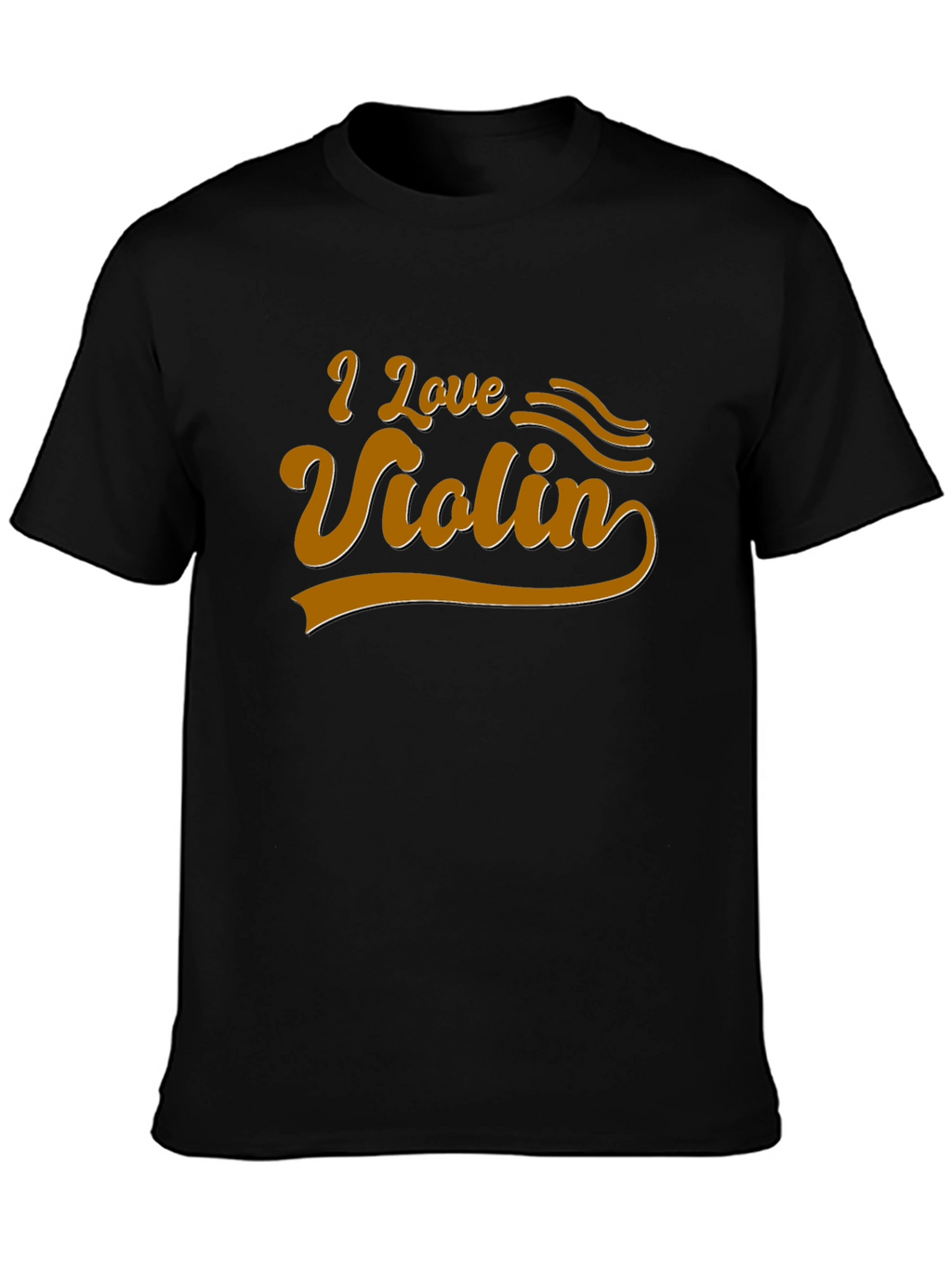 I Love Violin Graphic Tee - Music Lover T-Shirt