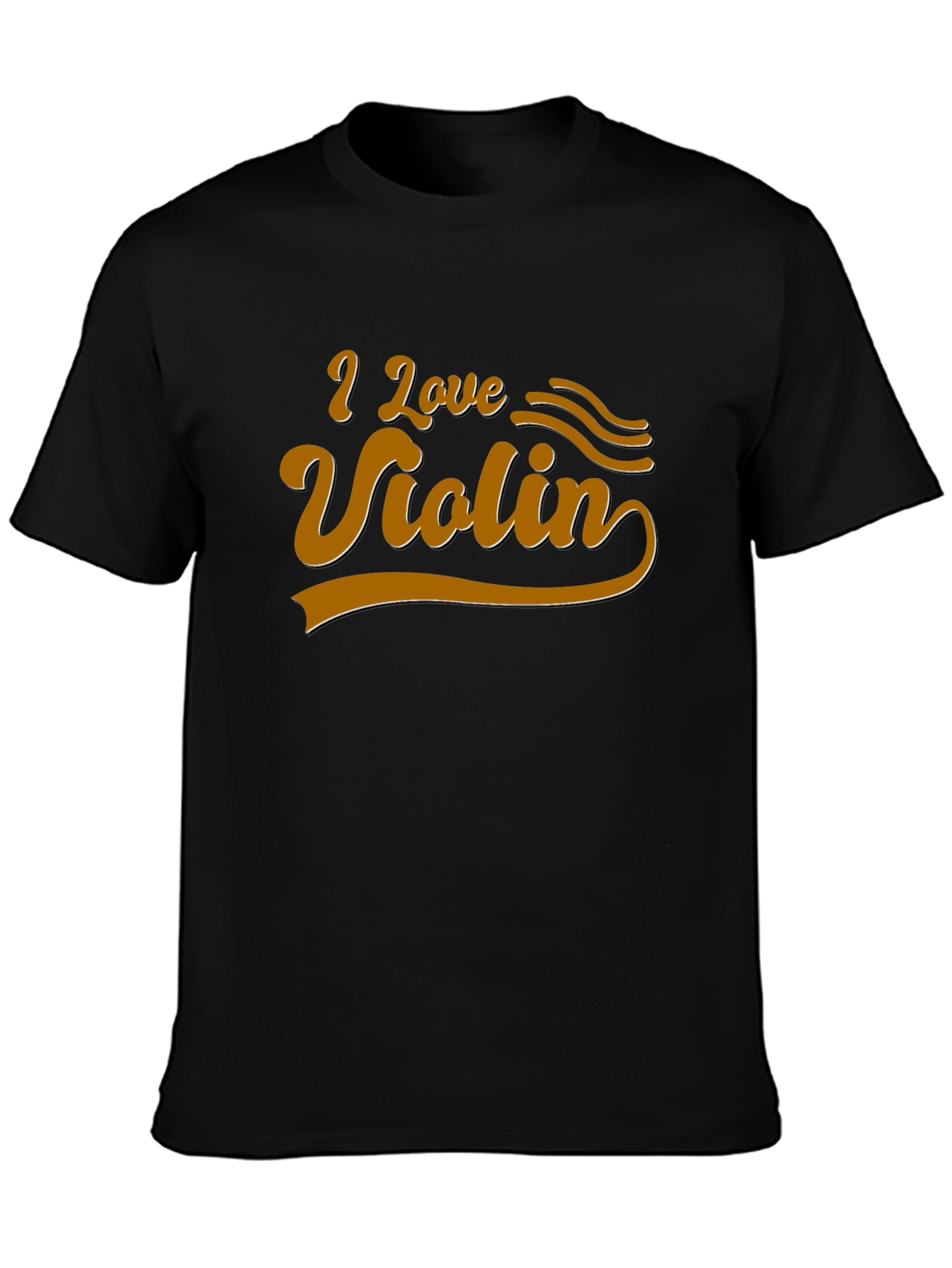 I Love Violin Graphic Tee - Music Lover T-Shirt