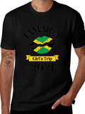 Jamaica Girls Trip 2021 Black T-Shirt