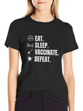 Eat Sleep Vaccinate T-Shirt