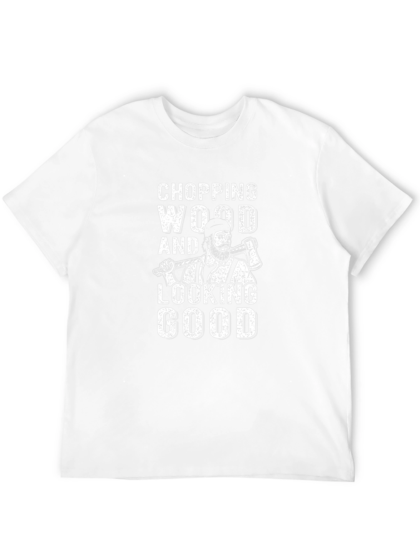 Chopping Wood T-Shirt - Lumberjack Style Graphic Tee