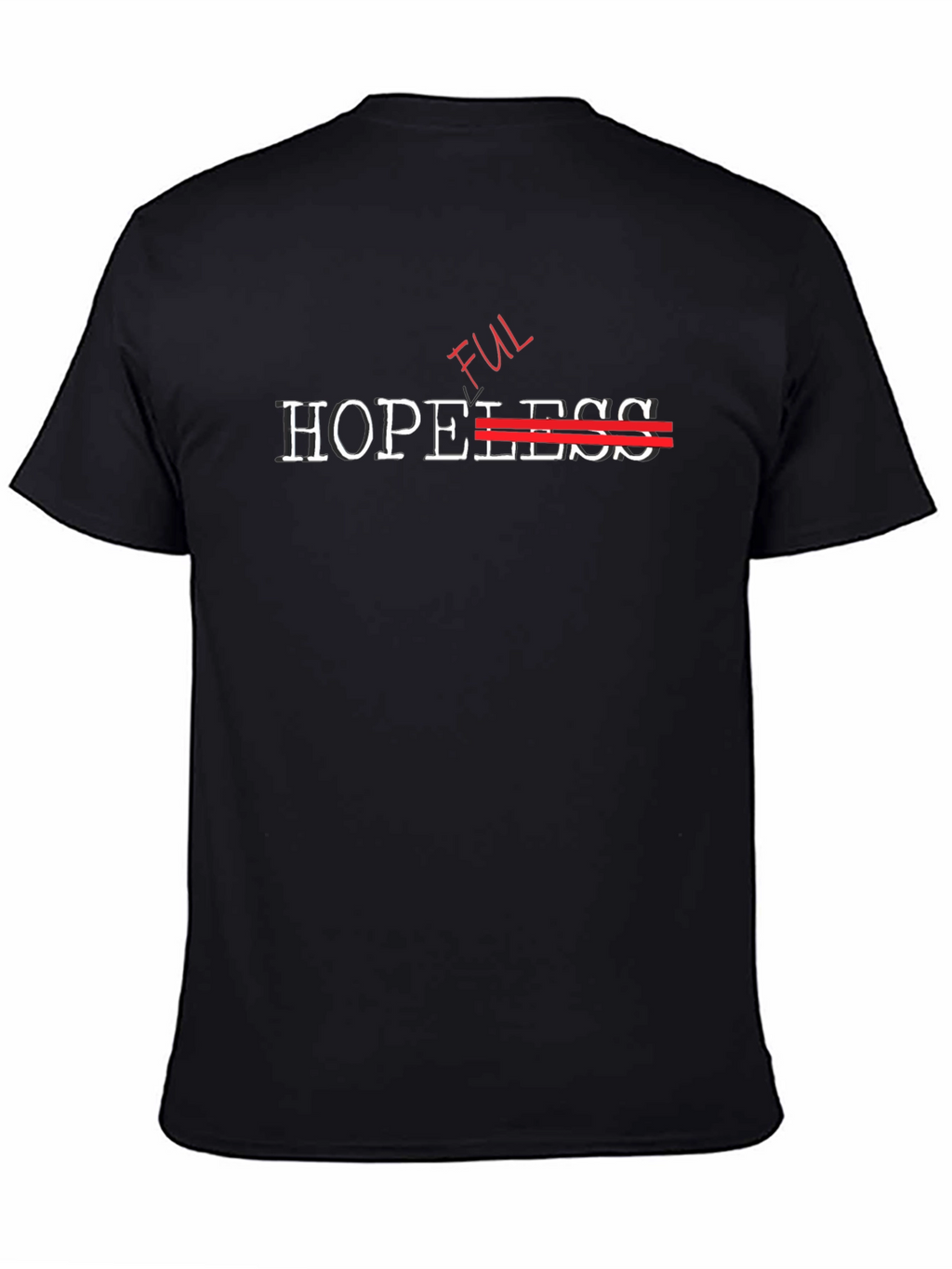 Hopeful T-Shirt - Mens Black Graphic Tee