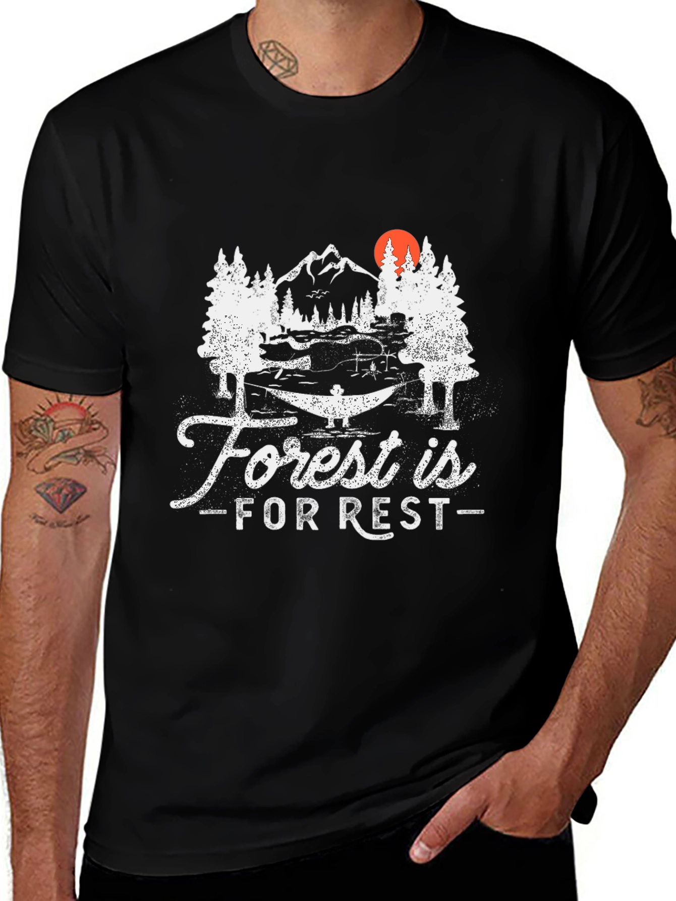 Forest Is For Rest T-Shirt - Nature Graphic Tee