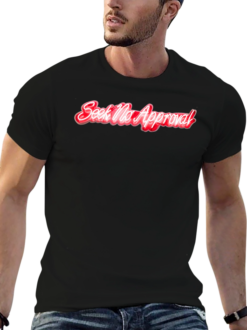 Seek No Approval T-Shirt - Edgy Graphic Tee