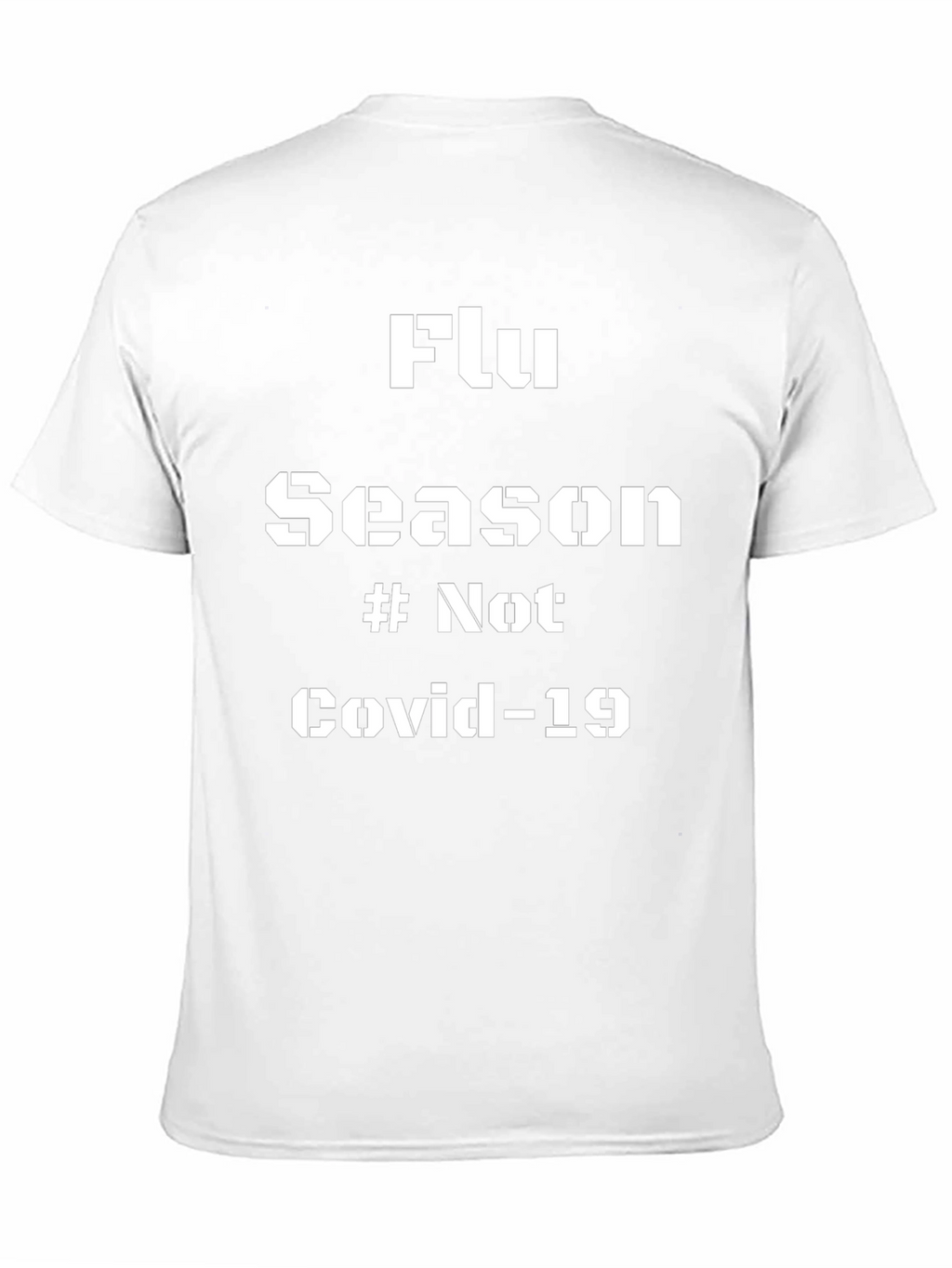 Flu Season T-Shirt - Anti Covid-19 Black Tee