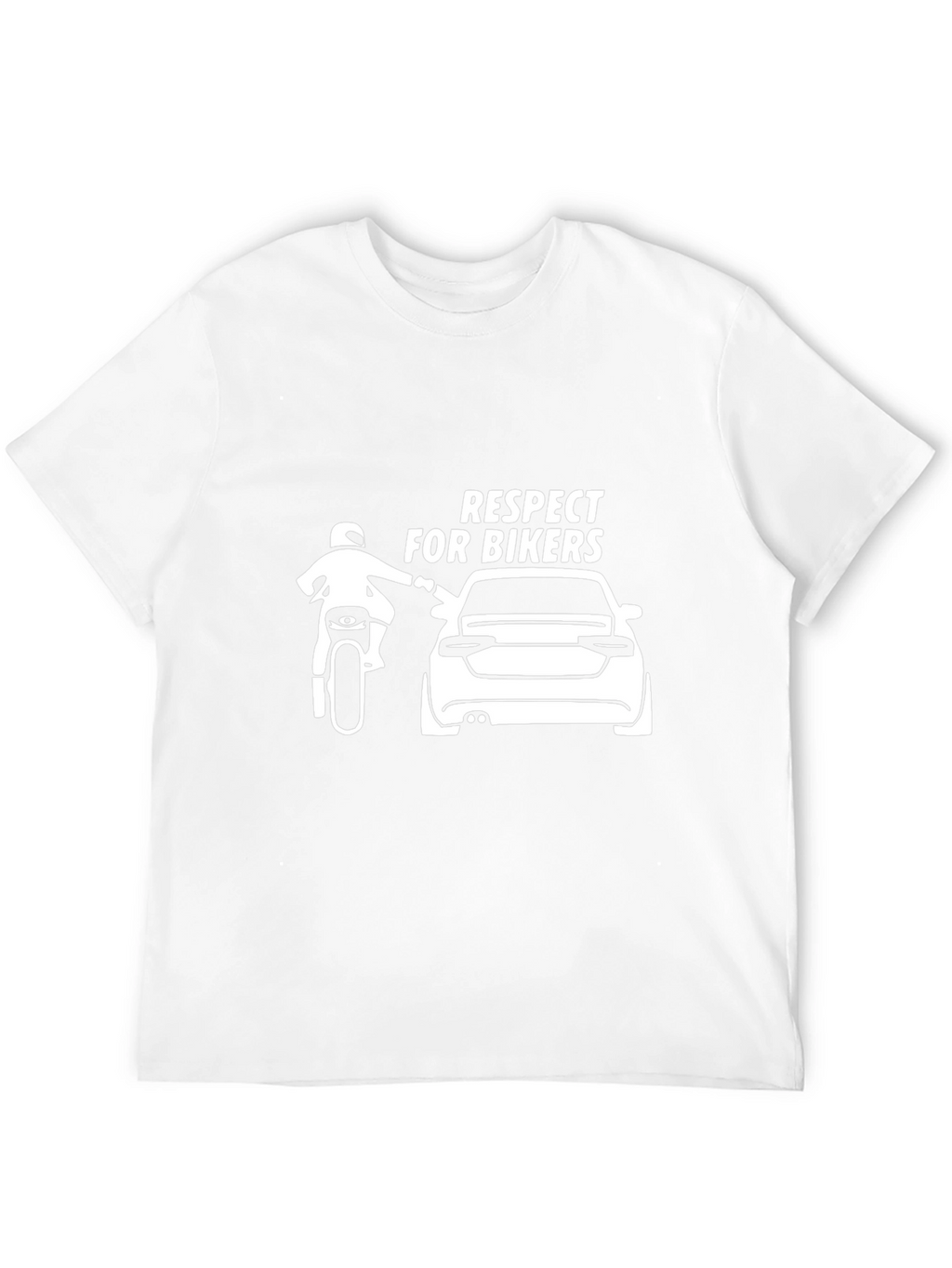 Respect for Bikers Graphic T-Shirt - Black