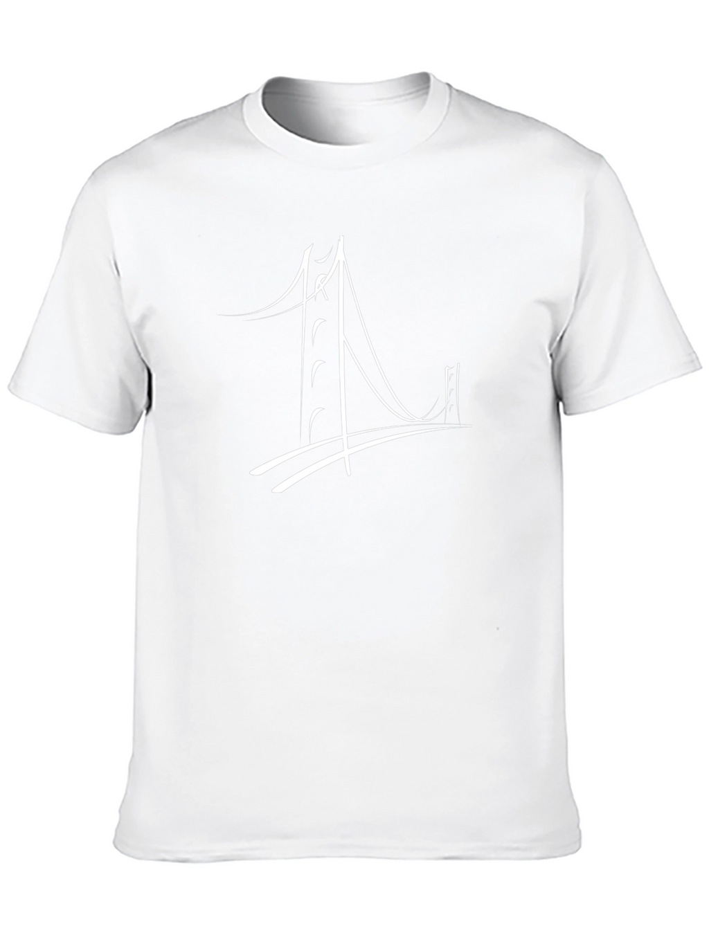 Abstract Bridge Graphic T-Shirt