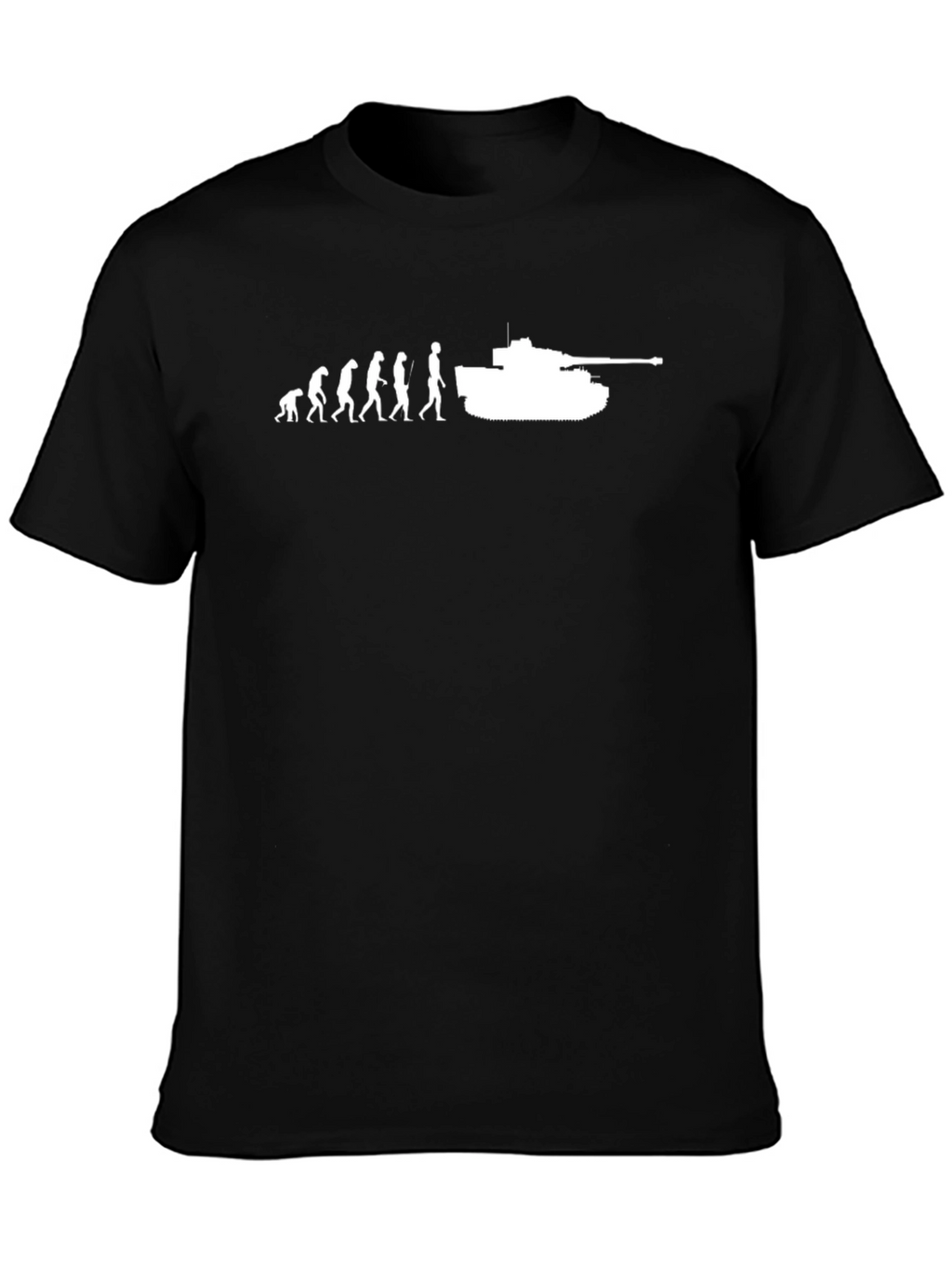 Evolution to Tank T-Shirt - Funny Military Tee