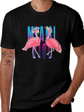Miami Nights Flamingo T-Shirt