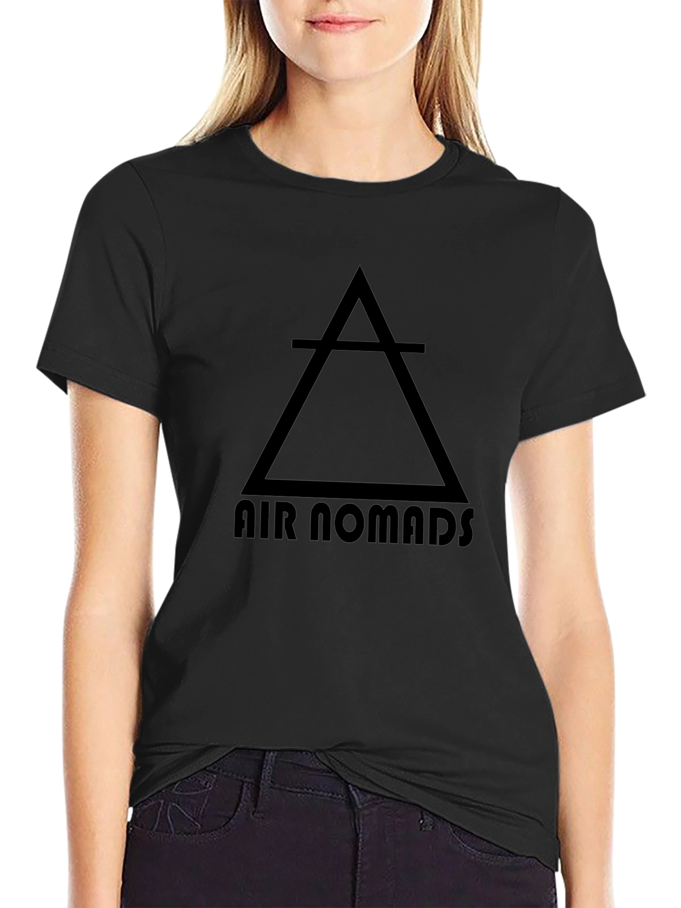 Air Nomads Graphic Tee - Black Cotton Shirt