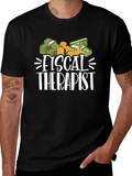 Fiscal Therapist Graphic Tee - Funny Finance T-Shirt