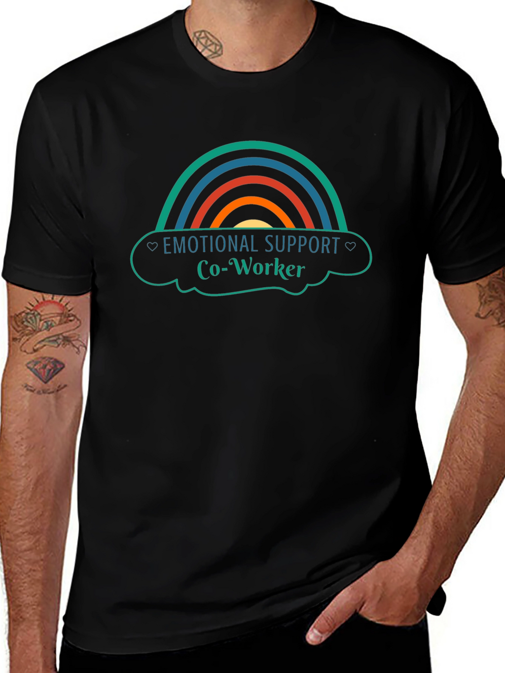 Emotional Support Co-worker T-shirt