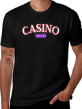 Casino Night T-Shirt - Stylish Black Tee
