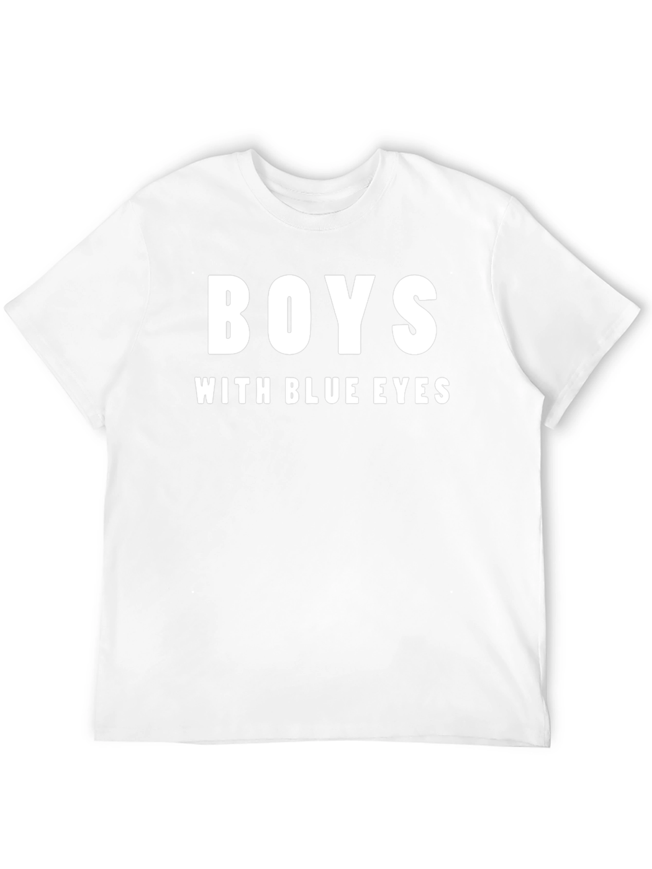 Boys With Blue Eyes T-Shirt - Black Graphic Tee