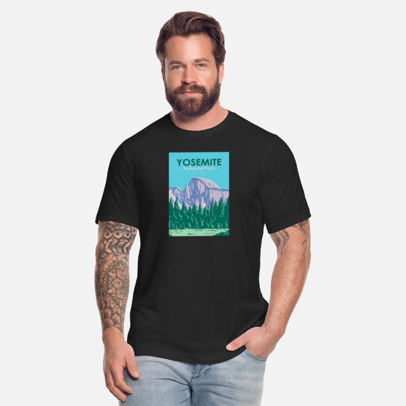 Yosemite National Park Half Dome California Retro